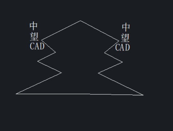 CAD中鏡像文字保持不變的方法