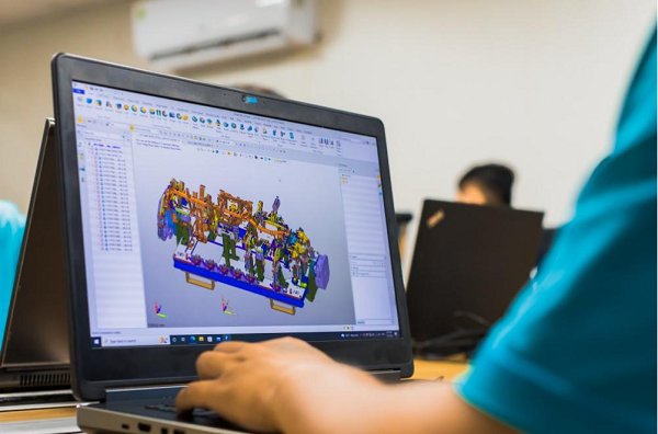 VNAS工程師使用中望3D處理自動焊接夾具的模型